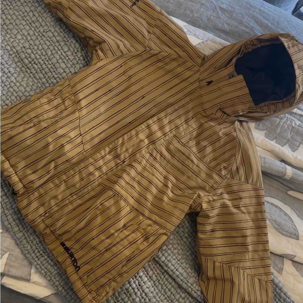 Burton Tan and Black Hooded Jacket